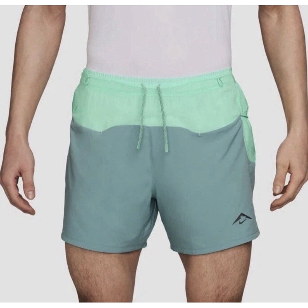 Men SMALL Nike Trail Second Sunrise 5" Lined Running Shorts Mint Foam HJ3572-017